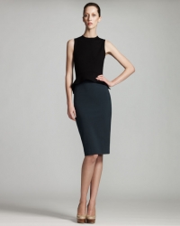 Two tone peplum dress by Stella McCartney at Bergdorf Goodman