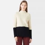 Two tone sweater by Lacoste at Lacoste