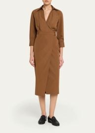 Twp The Walkaway Midi Shirtdress at Bergdorf Goodman