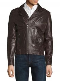 Ty Leather Motorcycle Jacket by Joe\'s Jeans at Joes Jeans