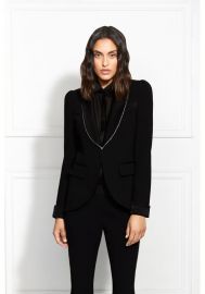 Tyler Crystal Trim Blazer at Rachel Zoe