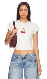 Tyler Mcgillivary X Revolve Cherry Tee In White at Revolve