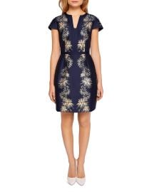 Tzalla Sculpted Stardust Jacquard Dress by Ted Baker  at Bloomingdales