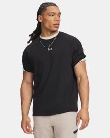 UA Heavyweight Metal Logo Men\'s Short Sleeve | Under Armour at Under Armour