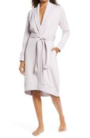 UGG(RUGG Karoline Fleece Robe in Grey/White Stars at Nordstrom