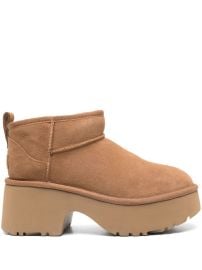 UGG Classic Ultra Mini New Heights Boots Brown at Farfetch