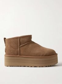 UGG Classic Ultra Mini Platform shearling boots at Net a Porter