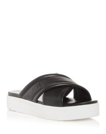 UGGreg Womens Zayne Crossband Slide Sandals    Bloomingdales at Bloomingdales