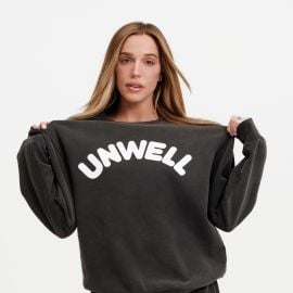 UNWELL CREWNECK VINTAGE BLACK Unwell Shop Call Her Daddy and More at Unwell