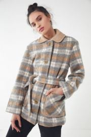 UO Belted Lady Coat at Urban Outfitters