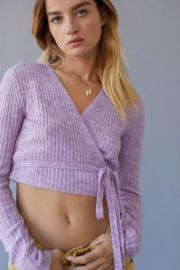 UO Bibi Wrap Sweater at Urban Outfitters