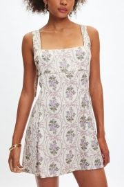 UO Bri Double Bow Satin Mini Dress at Urban Outfitters