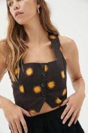 UO Candace Sun Print Top at Urban Outfitters