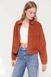 UO Corduroy Zip-Front Jacket at Urban Outfitters