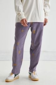 UO Embroidered Corduroy Beach Pant at Urban Outfitters