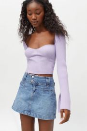 UO Juliet Portrait Neck Sweater at Urban Outfitters