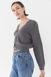 UO Kai Cropped Cardigan by Urban Outfitters at Urban Outfitters