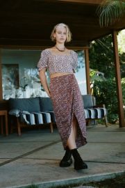 UO Kelly Tulip Wrap Skirt at Urban Outfitters