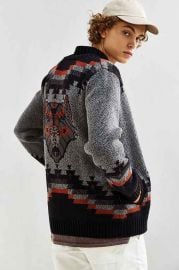 UO Patterned Shawl Cardigan at Urban Outfitters