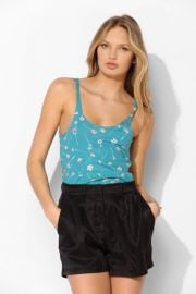 UO Printed Shirttail Tank at Urban Outfitters