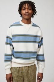 UO Skate Striped Crew Neck Sweatshirt at Urban Outfitters