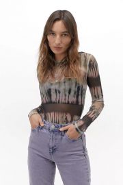  UO Surf Tie-Dye Mesh Top at Urban Outfitters