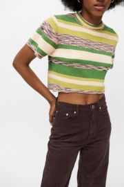 UO Tommy Stripe Knit Top at Urban Outfitters