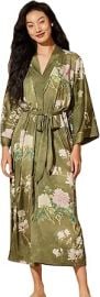 Ulivary Womenx27s Floral Silky Kimono Robe Long Japanese Bridal Bathrobe Luxury Designer Robe for Photoshoot at Womens Clothing store at Amazon