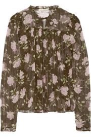 Ulla Johnson   Petunia floral-print silk-crepon blouse at Net A Porter