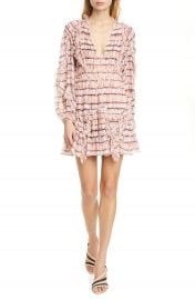 Ulla Johnson Aberdeen Tie Dye Long Sleeve Silk Minidress   Nordstrom at Nordstrom