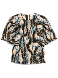 Ulla Johnson Ada Blouse Brown at Farfetch