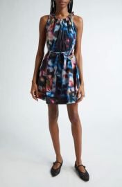 Ulla Johnson Brienne Print Belted Minidress at Nordstrom