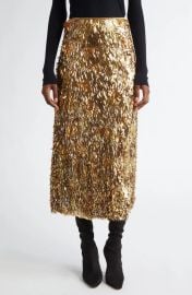 Ulla Johnson Casini Sequin Silk Skirt at Nordstrom