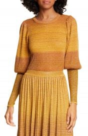 Ulla Johnson Dax Metallic Stripe Sweater   Nordstrom at Nordstrom