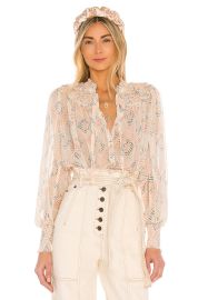 Ulla Johnson Eloise Blouse in Aurora at Revolve