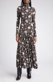 Ulla Johnson Fernanda Floral Long Sleeve Knit Dress at Nordstrom