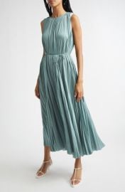 Ulla Johnson Fianna Plissé Sleeveless Midi Dress at Nordstrom