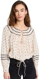 Ulla Johnson Francoise Blouse Ivory 2 at Shopbop