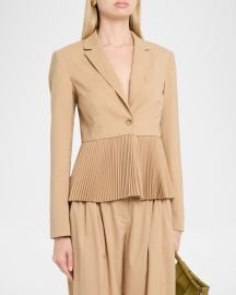 Ulla Johnson Greta Pleated Blazer at Neiman Marcus