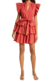 Ulla Johnson Honoria Ruffle Cotton Poplin Dress at Nordstrom