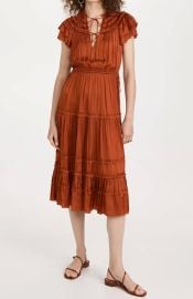 Ulla Johnson Isadora Dress In Clay Shop Premium Outlets at Shop Simon