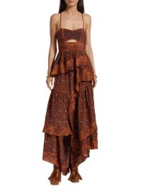 Ulla Johnson Josana Cut Out Silk Gown at Saks Off 5th