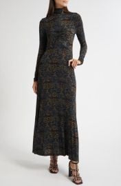 Ulla Johnson Koa Allover Print Long Sleeve Jersey Dress at Nordstrom