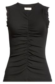 Ulla Johnson Kyla Top in Noir at Nordstrom