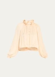 Ulla Johnson Laurette Long-Sleeve Blouse - at Bergdorf Goodman