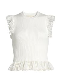 Ulla Johnson Leila Ruffled Top at Saks Fifth Avenue