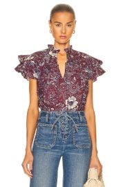 Ulla Johnson Letty Top in Heliotrope at Forward