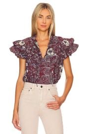 Ulla Johnson Letty Top in Heliotrope at Revolve