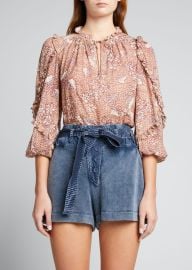 Ulla Johnson Manet Ruffle Blouse - at Bergdorf Goodman