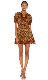 Ulla Johnson Mariana Mini Dress in Leopard from Revolve com at Revolve